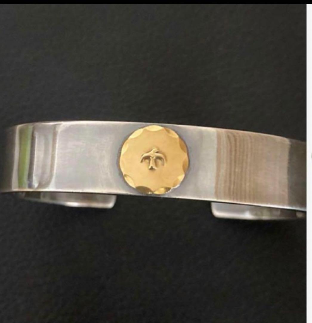 入手困難 美品 ゴローズ 平打ちバングル M キムタク - メルカリ