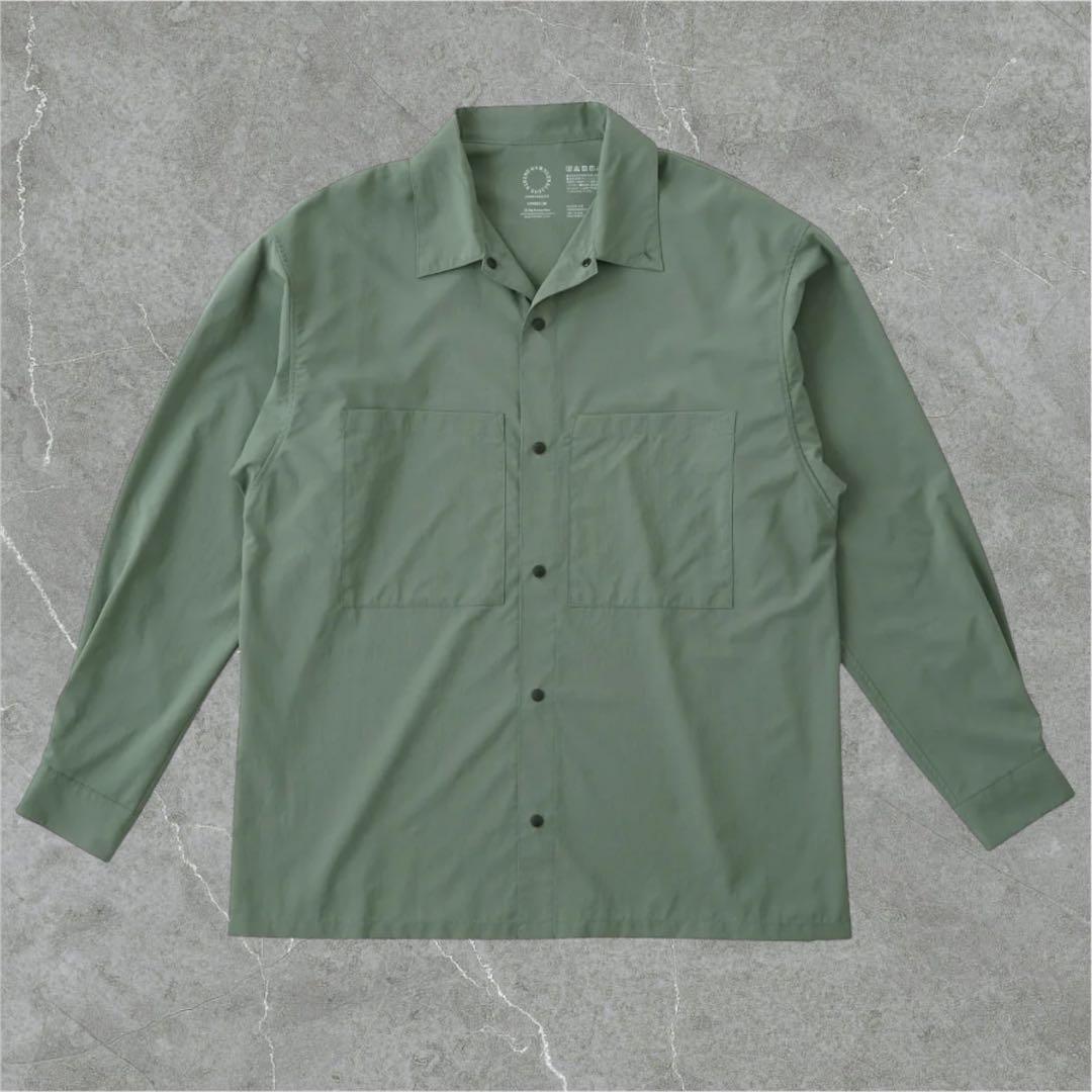 山と道 UL Big Pocket Shirt XL Slate Green 新 - メルカリ