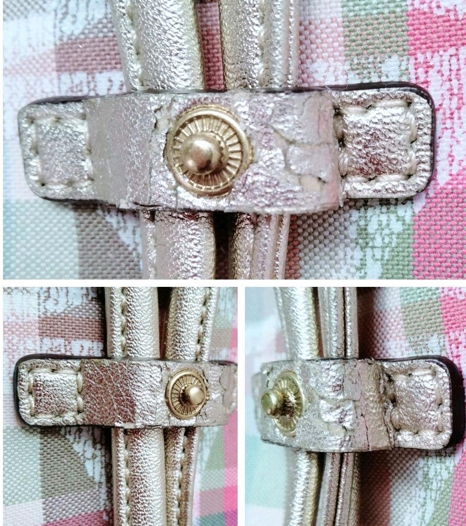 希少美品】 コーチ シグネチャー リュック ポピー マドラス COACH