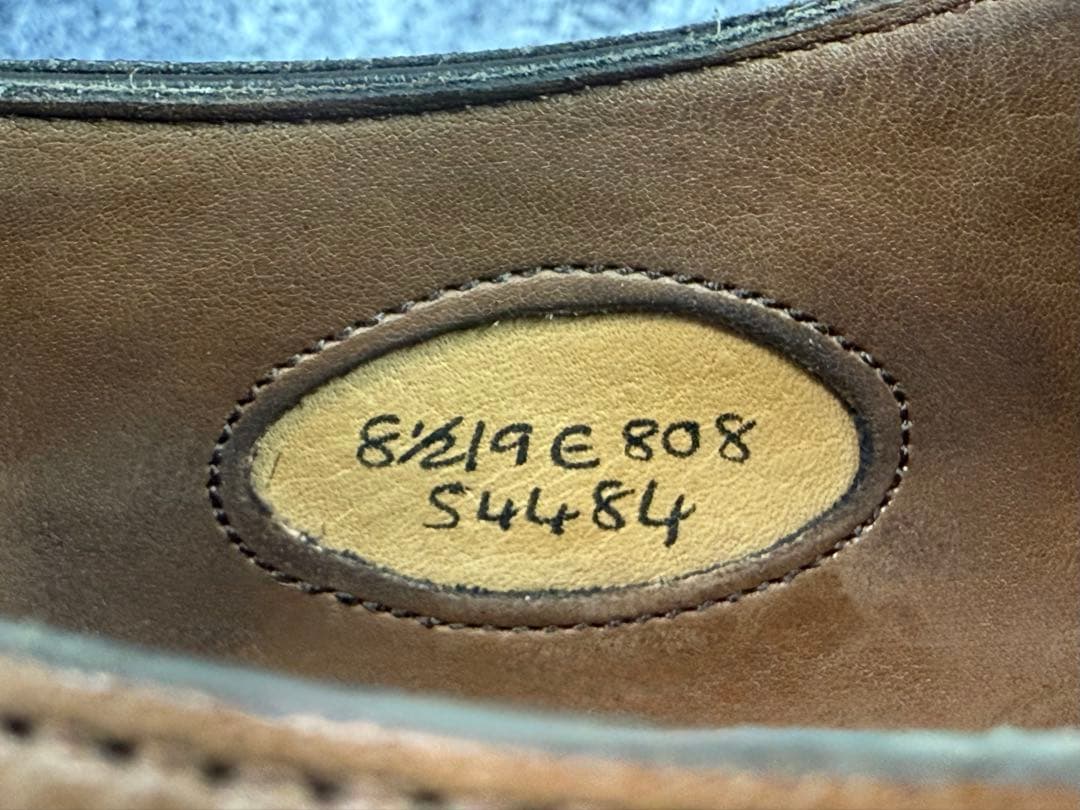 エドワードグリーン　ラドブローク　 8.5E　808ラスト　木製シューツリー付