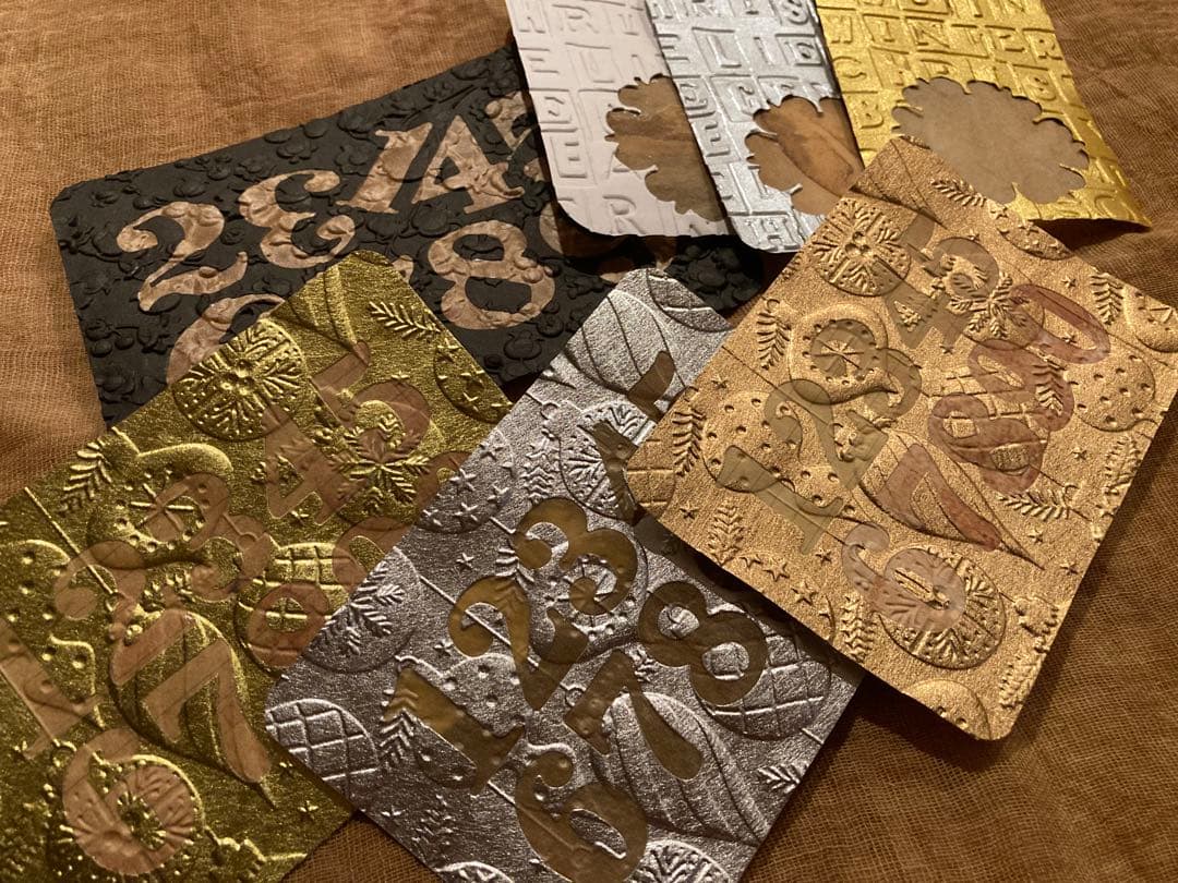 クリスマス スペシャルBOX ジャンクジャーナル エンボスペーパー