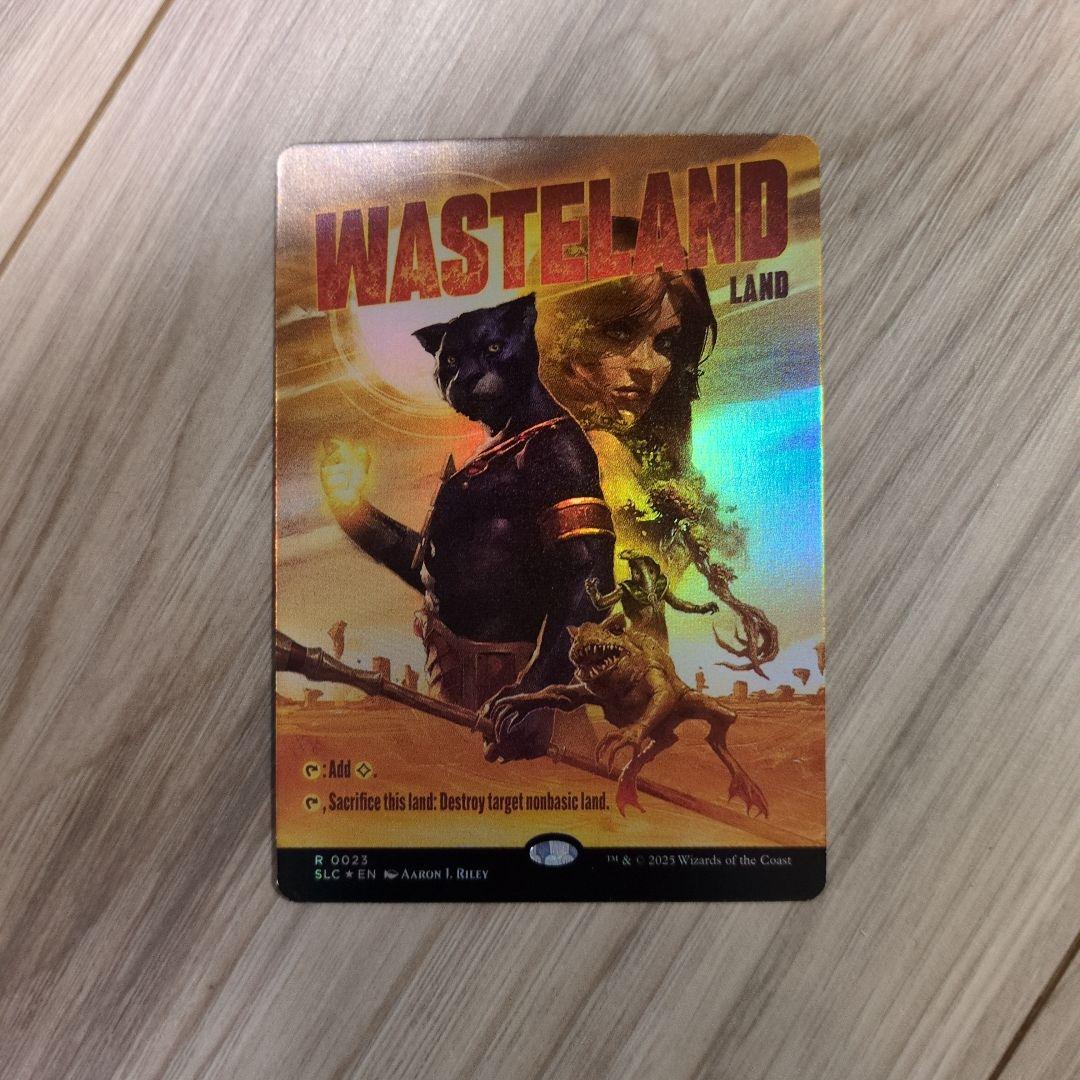 MTG 不毛の大地/Wasteland ボーダーレス foil 英語1枚 SLC - メルカリ
