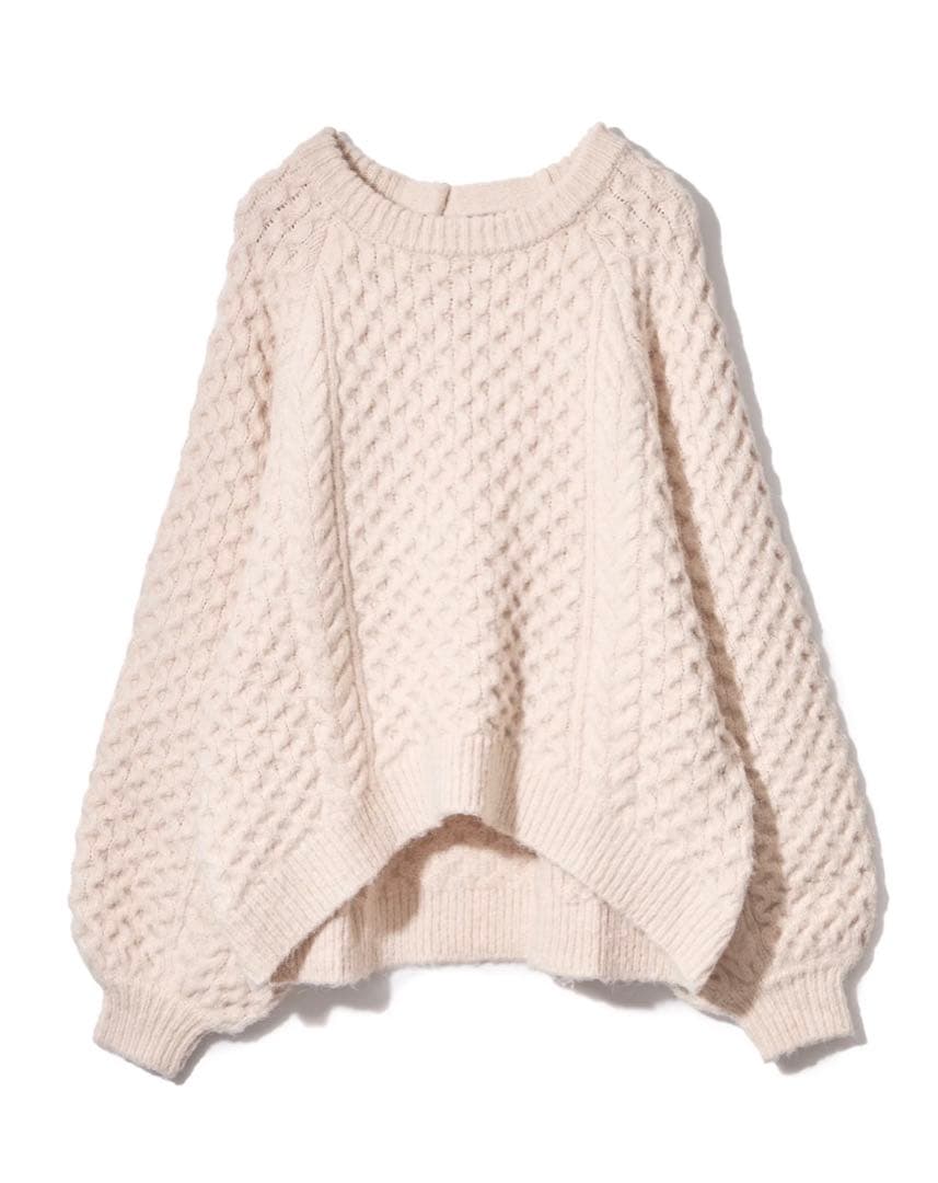 新品タグ付き！notre emor back hole Volume Knit back hole Volume Knit – NOTRE émor