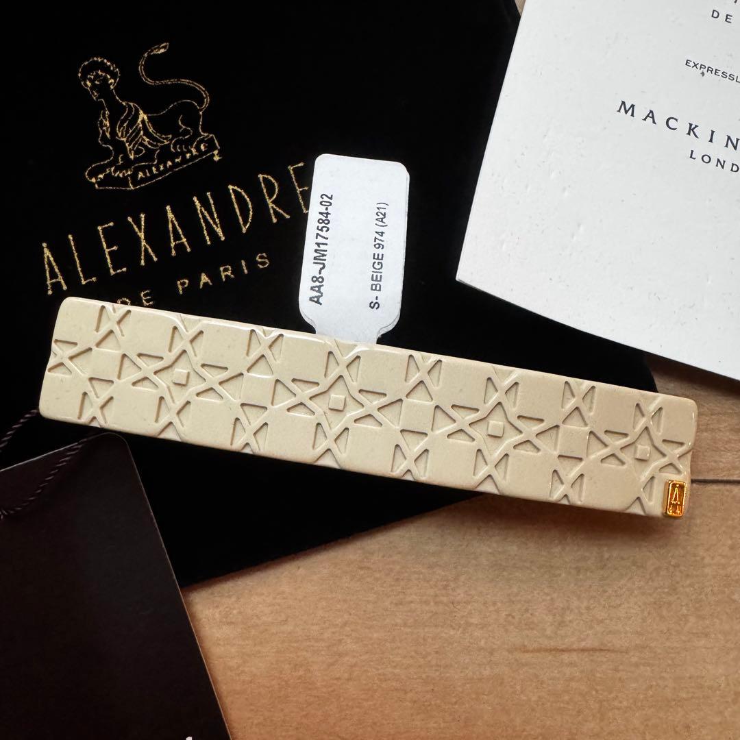 新品□ALEXANDRE DE PARIS□マッキントッシュコラボバレッタ 新品
