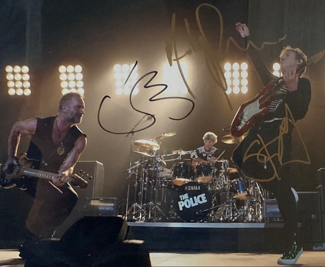 Police/ポリス3人の直筆サイン入り写真額縁 ミントモール / MINT 浦和店 / 2024 EPOCH TEAM JAPAN WINTER