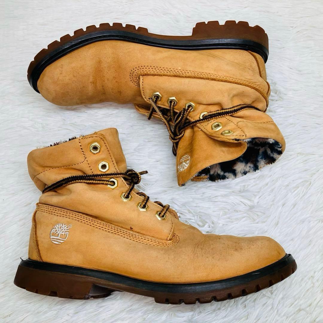 限定モデル】ティンバーランド7.5WROLL TOP BOOTSレオパ－ド柄 - メルカリ