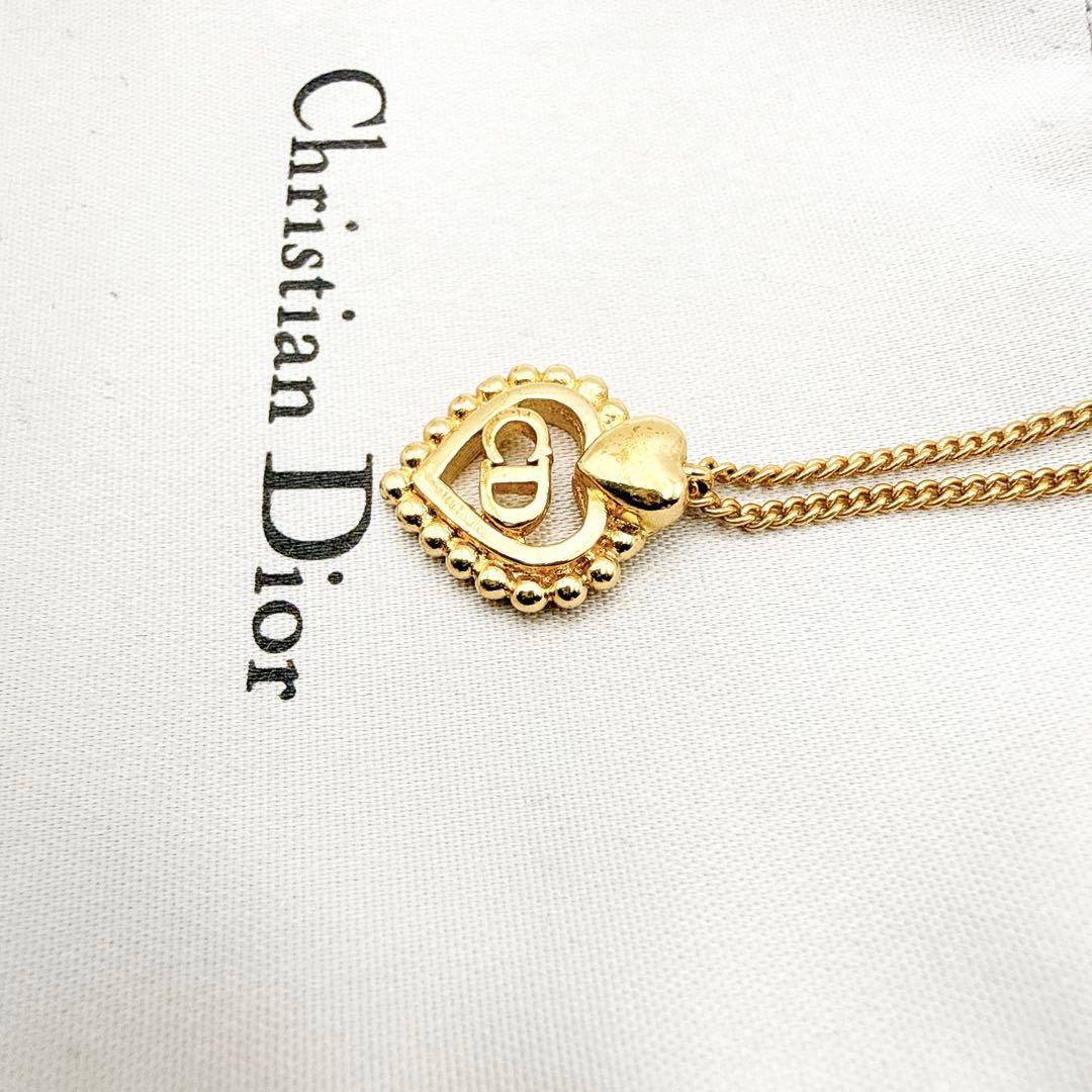 3062-4 極美品✨ Dior ネックレス CD ロゴ 希少 刻印 cm - メルカリ