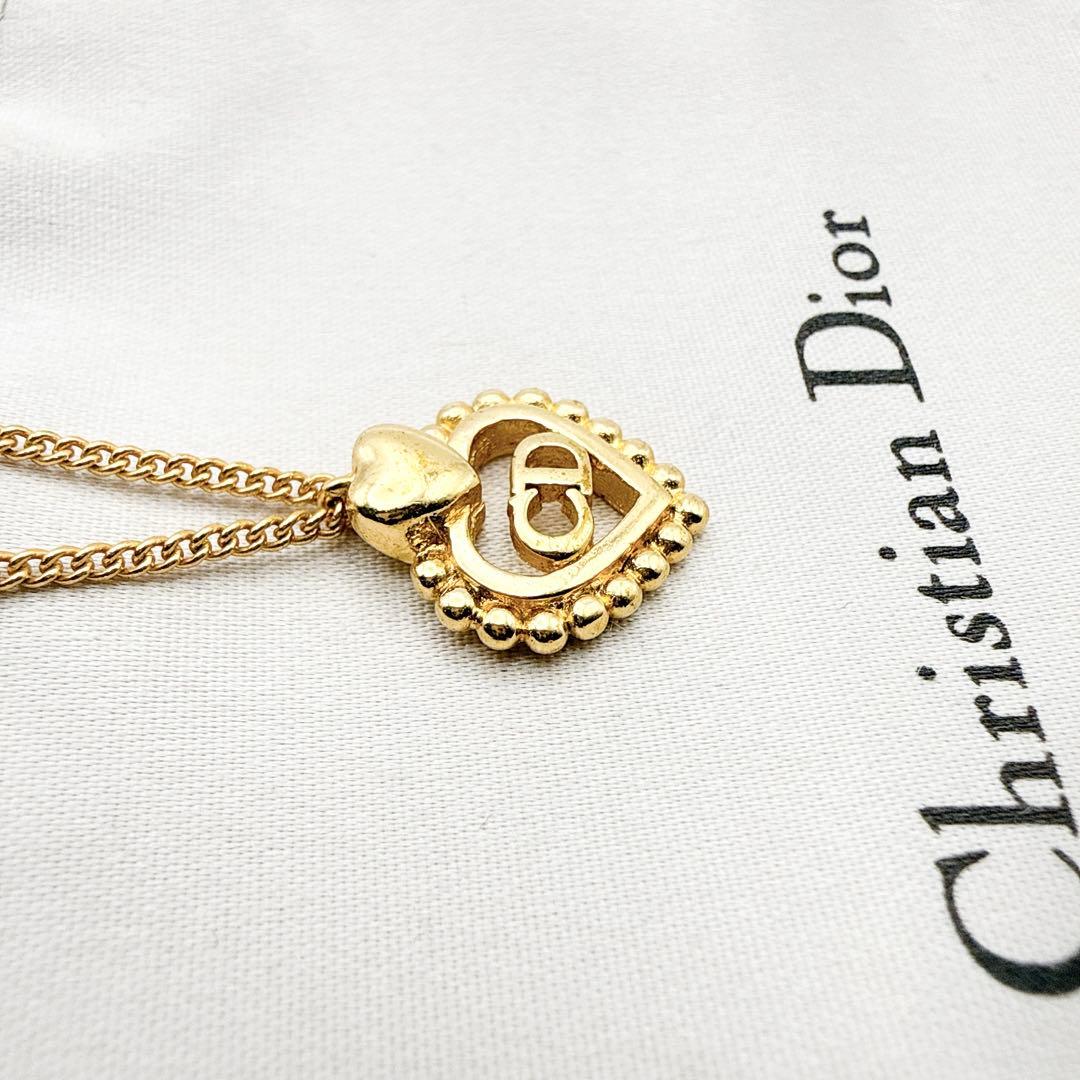 3062-4 極美品✨ Dior ネックレス CD ロゴ 希少 刻印 cm - メルカリ