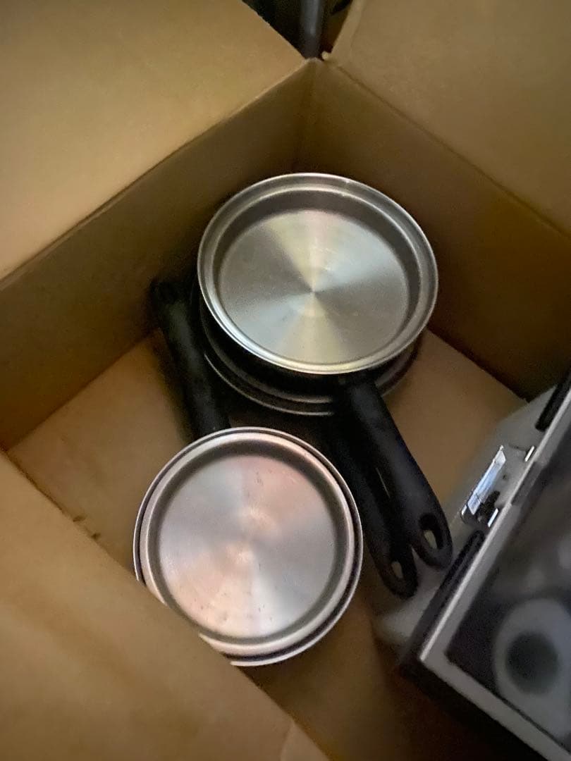 Amway 大・中フライパン・大・中・小ソースパン アムウェイ 2024年製 大 中 フライパン 大 中 小ソースパン セット