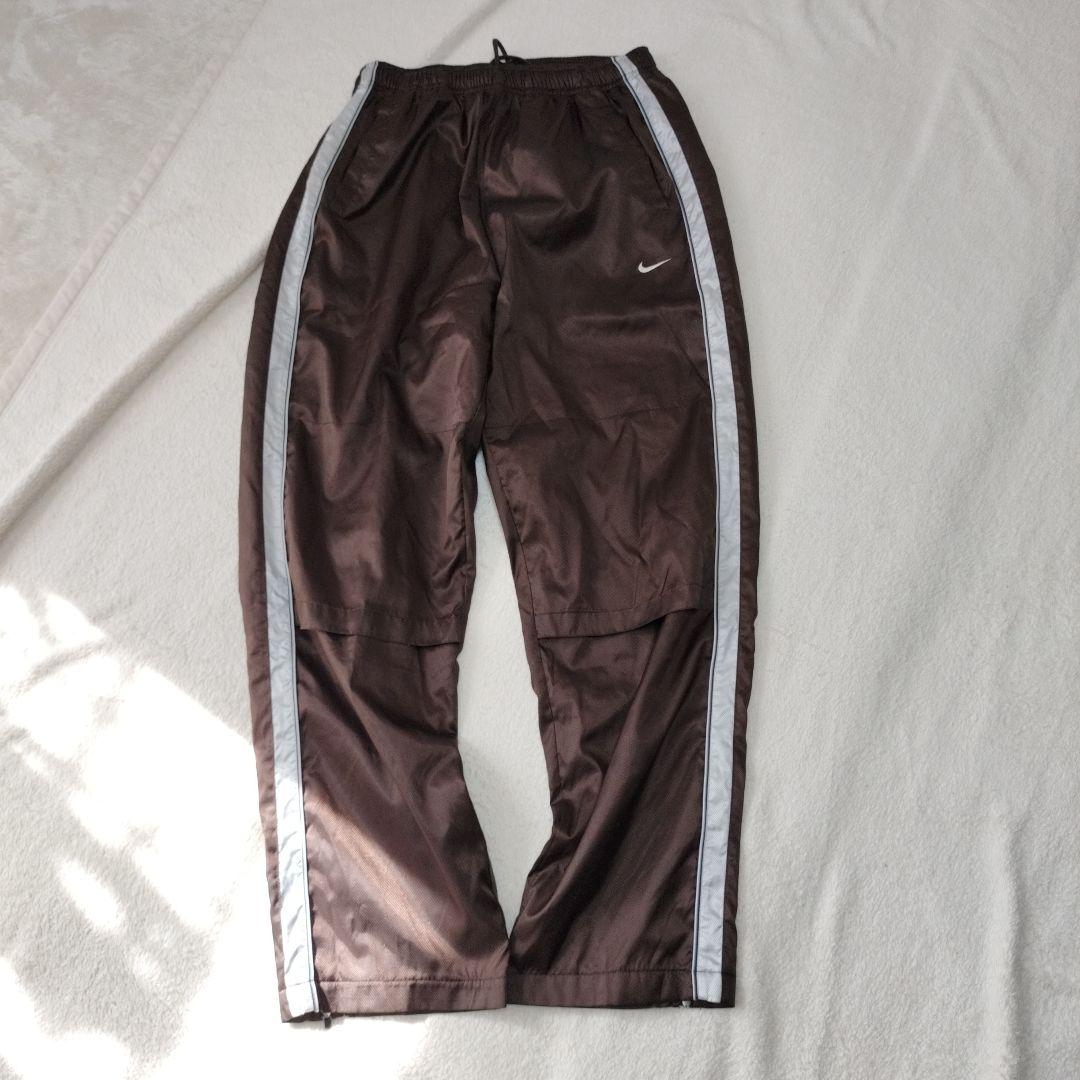 00s NIKE セットアップ トラックジャケット パンツ XL ブラウン - メルカリ