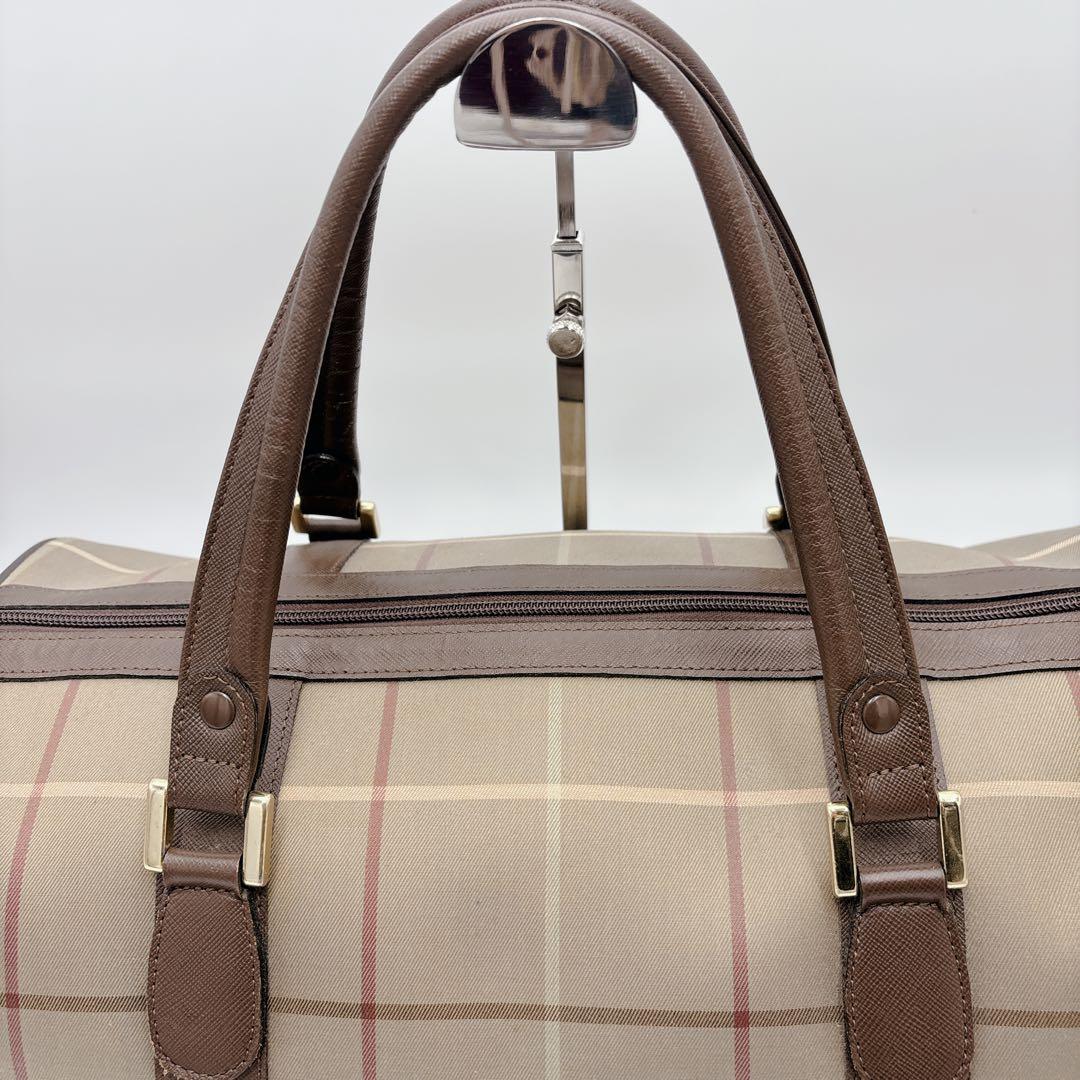 Burberrys' ボストンバッグ 玉虫色 ヴィンテージ 旅行バック