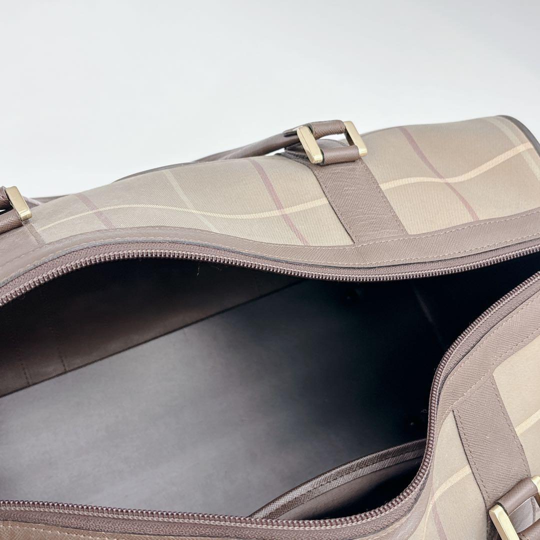 Burberrys' ボストンバッグ 玉虫色 ヴィンテージ 旅行バック
