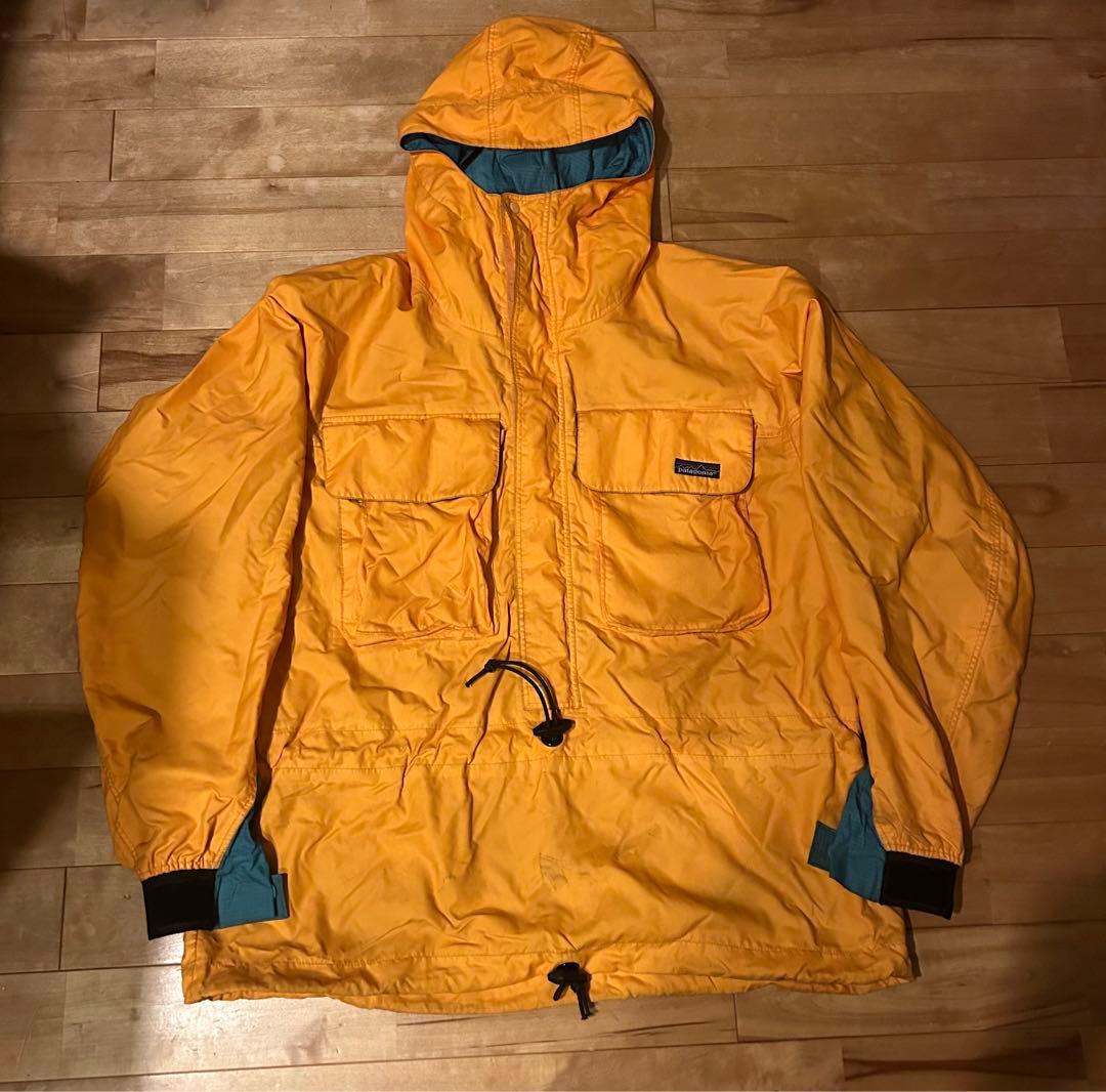 93年 パタゴニア スカノラック L マンゴーイエロー patagonia - メルカリ