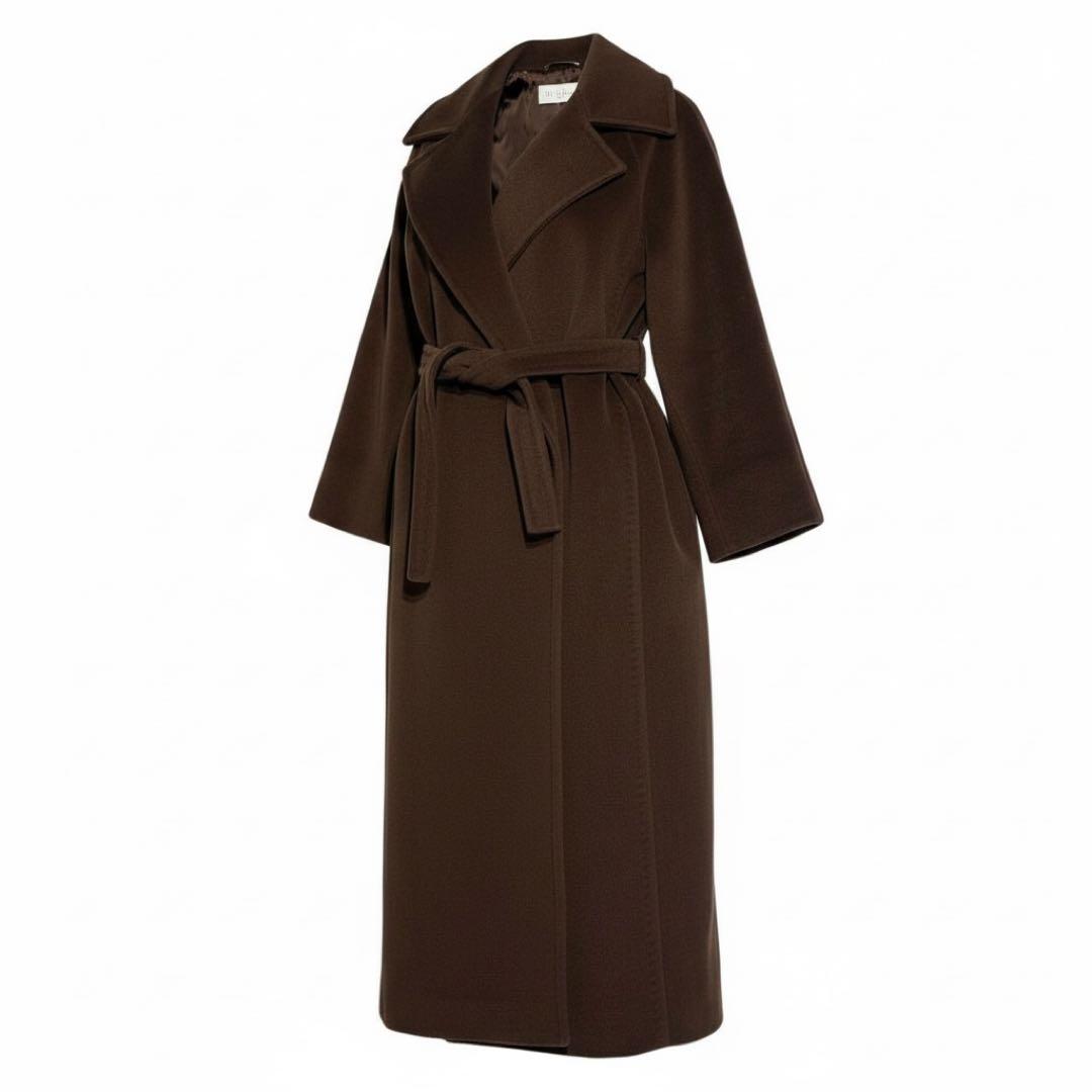 マックスマーラ マニュエラ カシミヤ ベルテッドコート 大きいサイズ 42