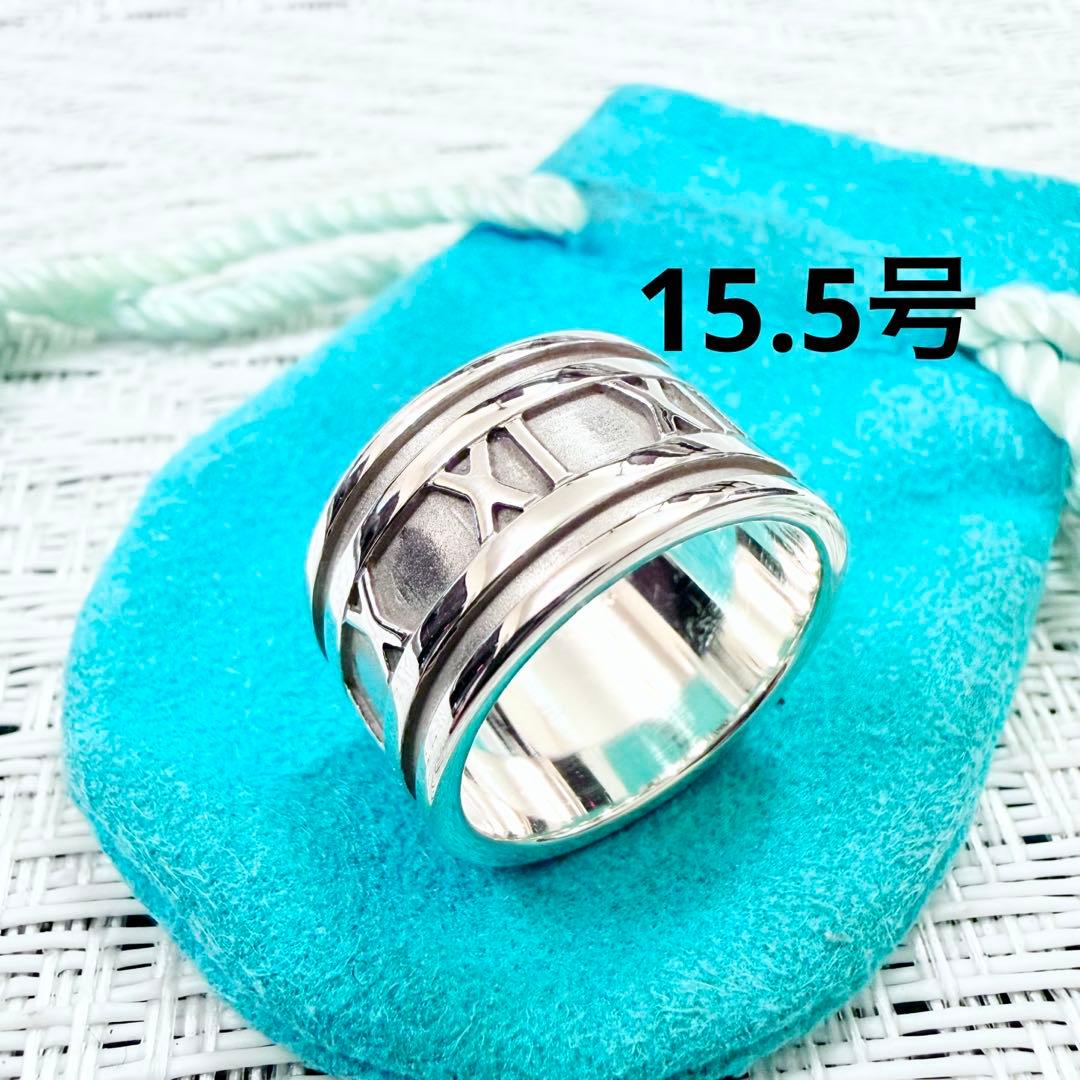 ティファニー　アトラス　ワイド　指輪　リング　15.5号　研磨仕上済美品 925 楽天市場】ティファニー アトラス ワイド リング・指輪 シルバー