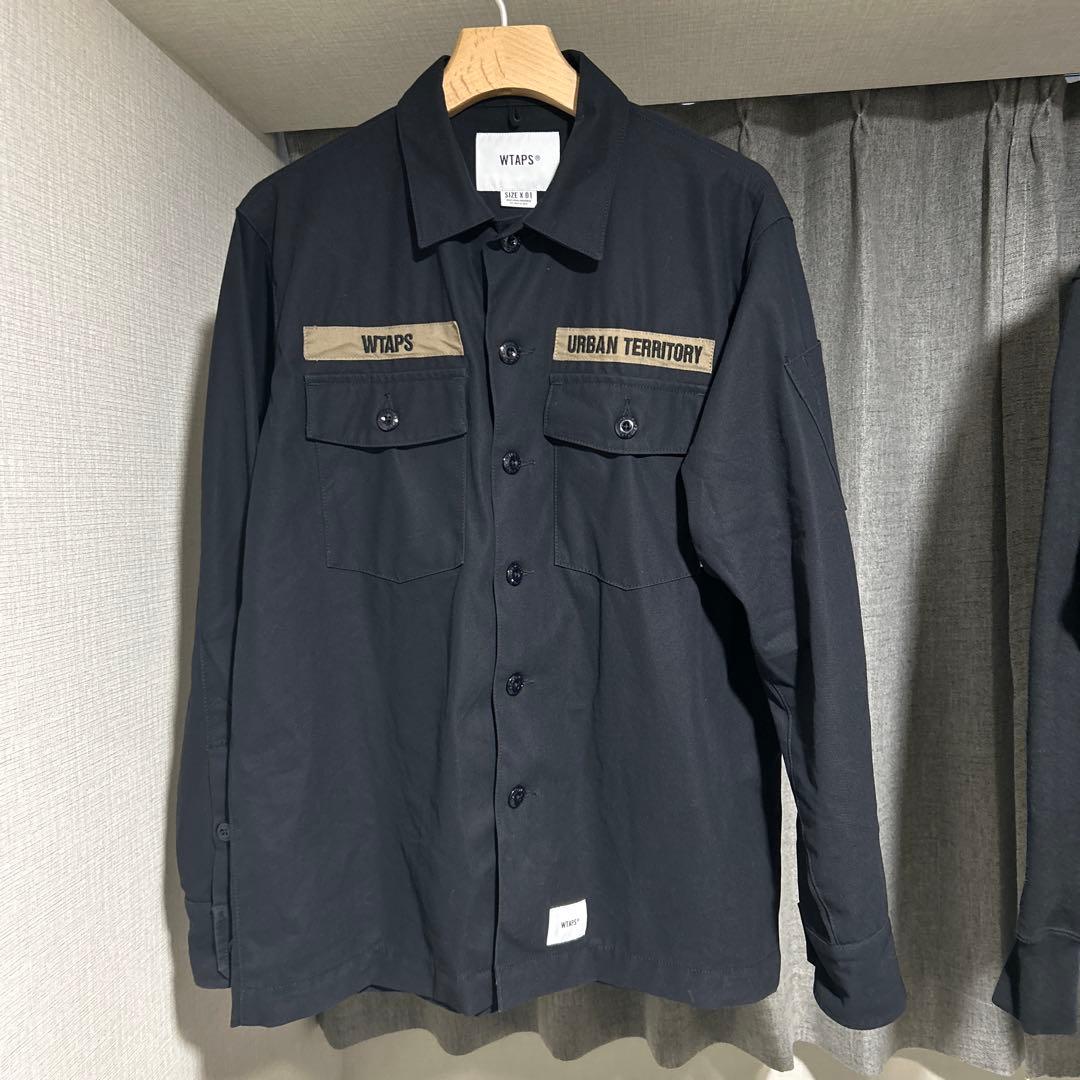 WTAPS ブラック 長袖シャツ X 01 ミリタリーシャツ 楽天市場】WTAPS ダブルタップス シャツ サイズ:M リップストップ