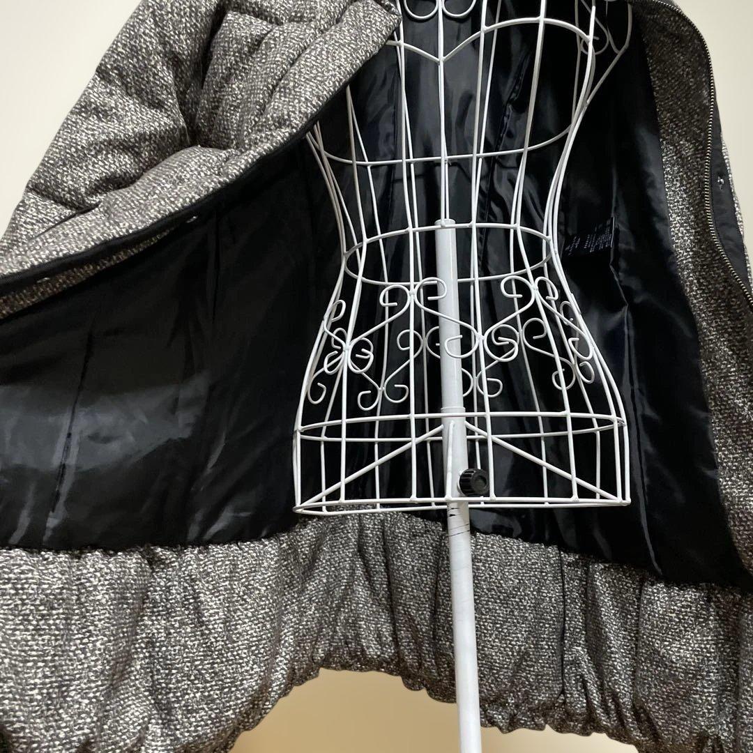 安室奈美恵着用ランバンオンブルー ペプラムダウンコート フードなし