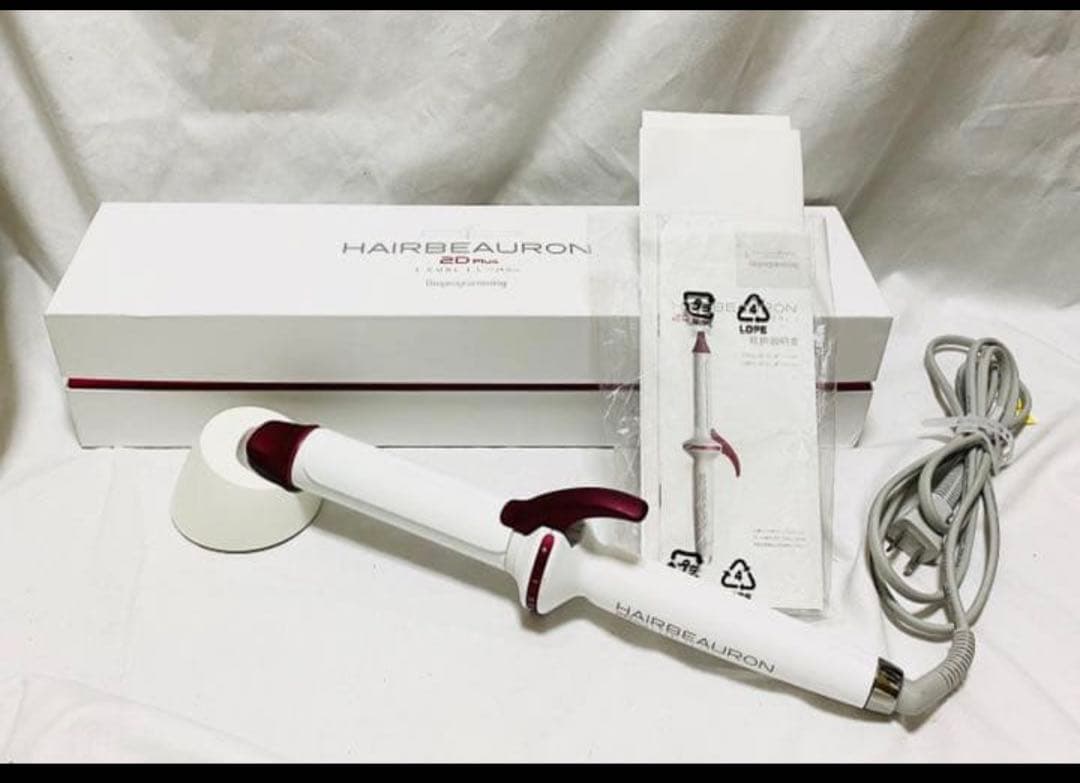 【美品】ヘアビューロン 2D Plus コテ 34mm Amazon | ヘアビューロン2D Plus [カール] L-type 34mm