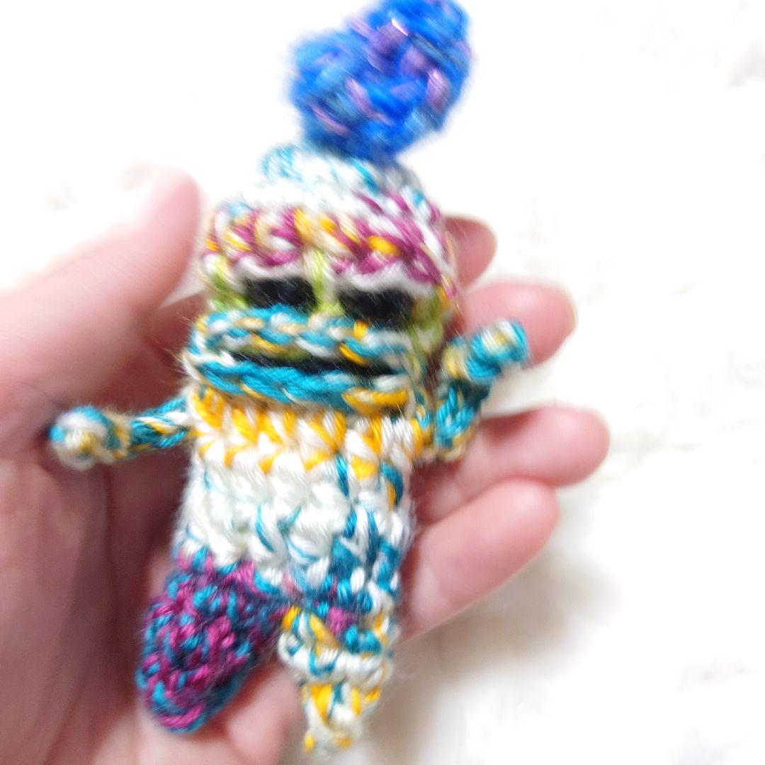 カラフルポップ マンドラゴラのあみぐるみ