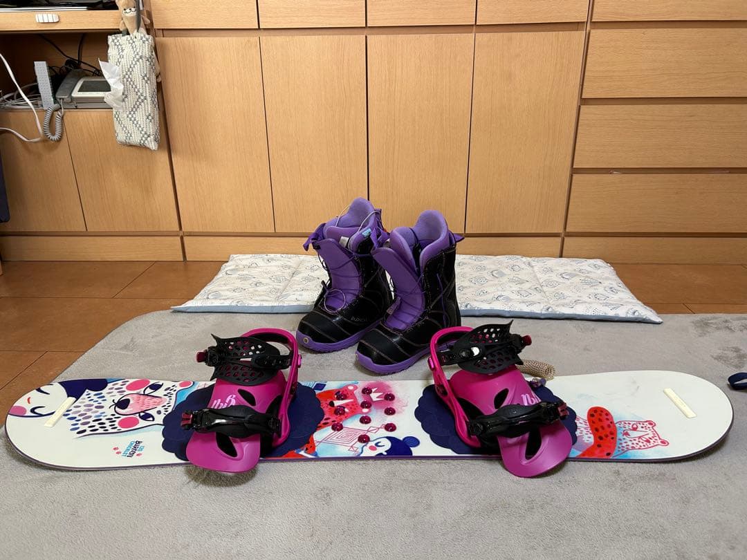 バートン　子ども用スノーボードセット（ブーツ付き）120 超美品 楽天市場】【3月1日限定P11倍】バートン スノーボードブーツ キッズ 25