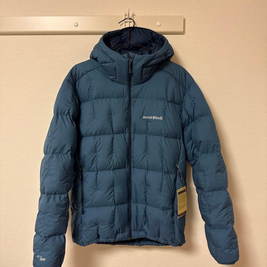 mont-bell ネージュダウンパーカー ブルー Lサイズ - メルカリ