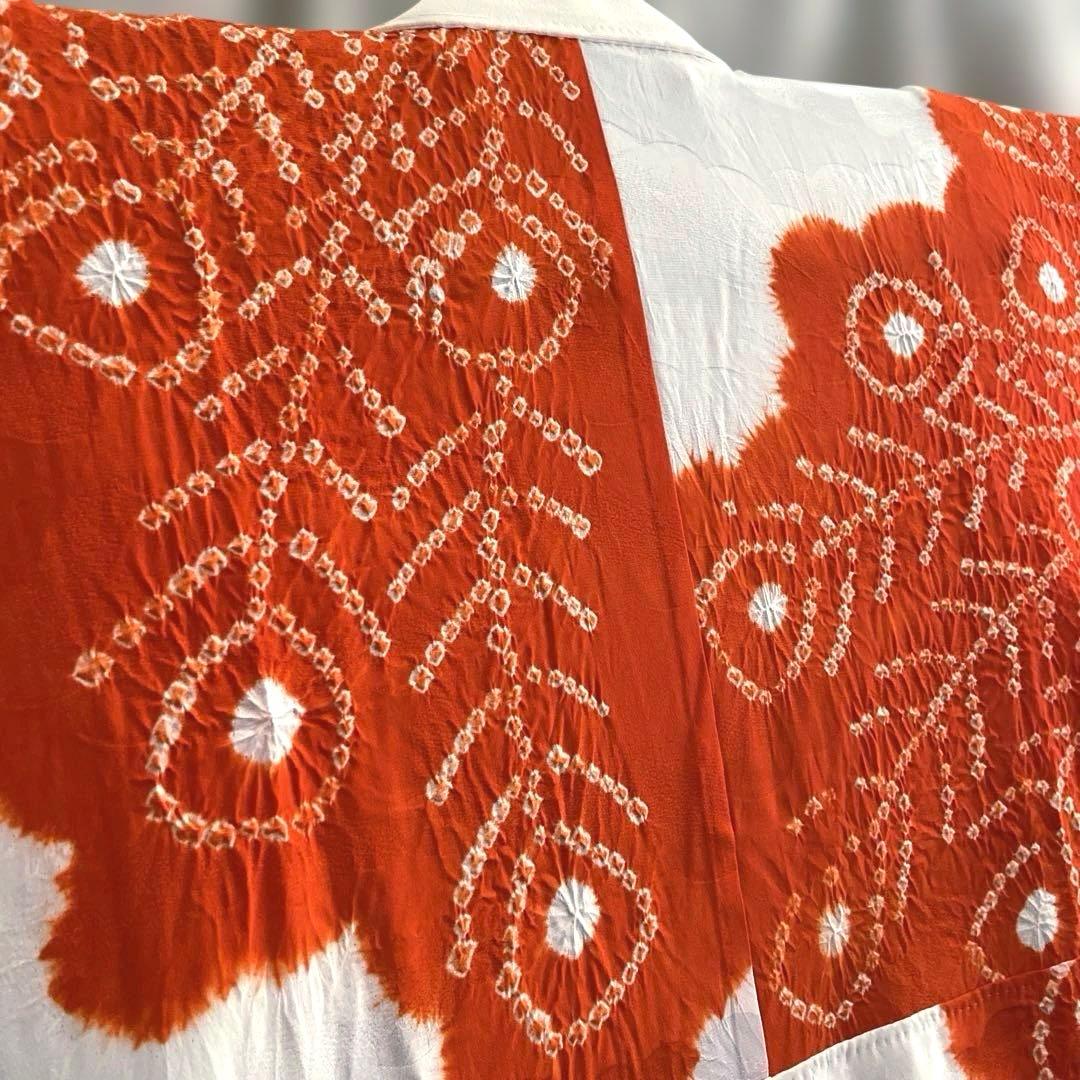 正絹 振袖用長襦袢 裄丈 66cm 袖丈 112cm 豪華絞り染め - メルカリ