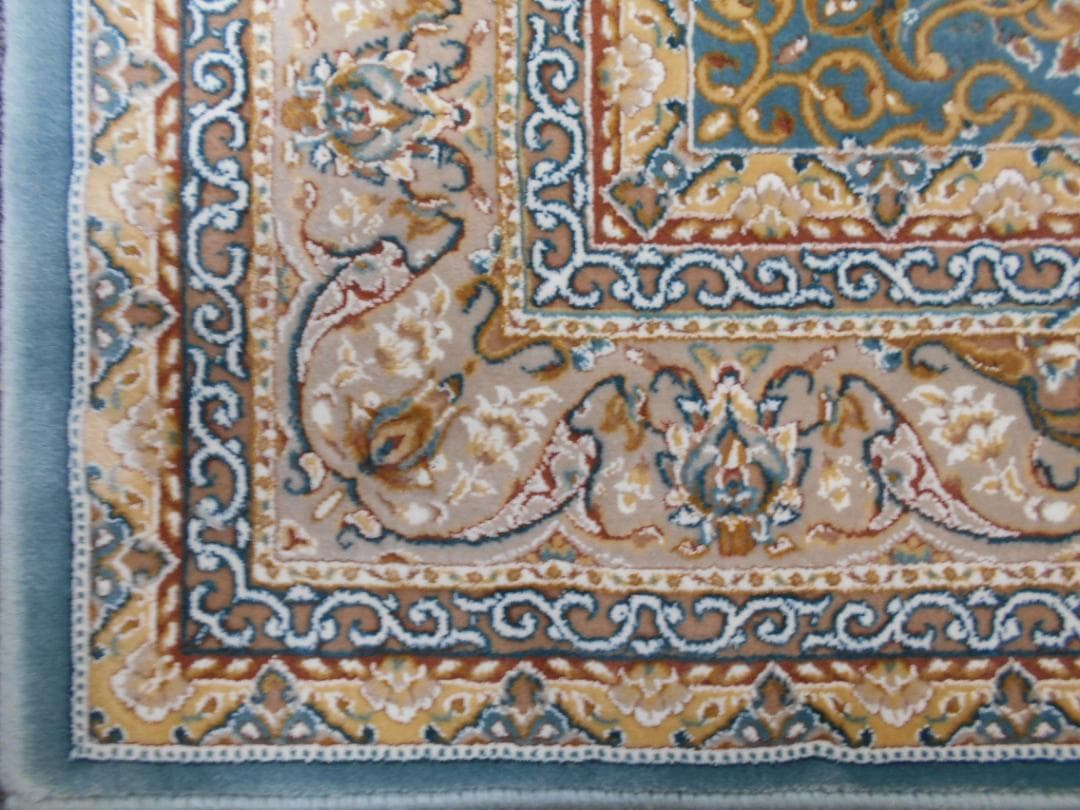 立体柄、144万ノット！本場イラン産 絨毯！約148×230cm-202581 - メルカリ