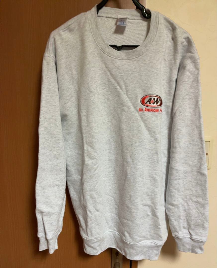 h*e様 沖縄 A&W 店舗限定スウェット XL 刺繍ロゴ 刺繍ロゴ 沖縄 A&W