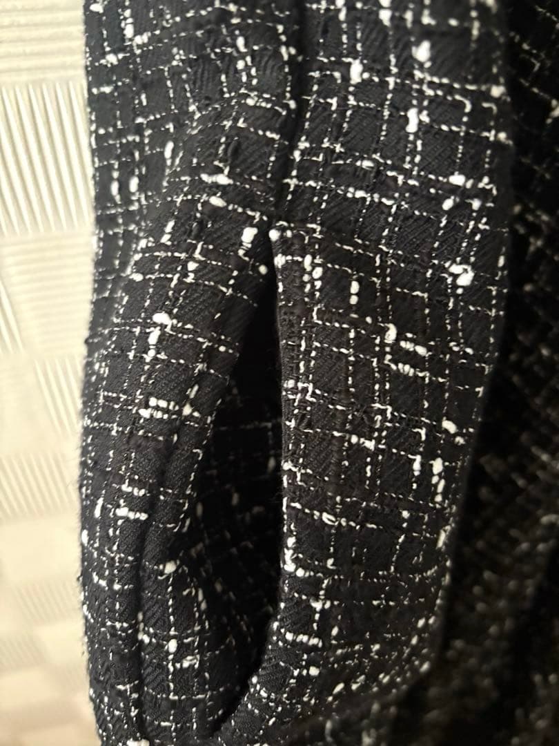 きーぶー様専用 新品タグ付 ビアズリー ツィードフレアワンピース