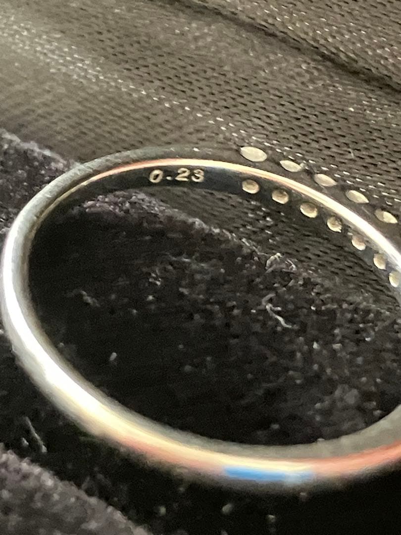 ヴァンドーム青山 Pt900 ダイヤモンド リング 0.23ct エタニティ