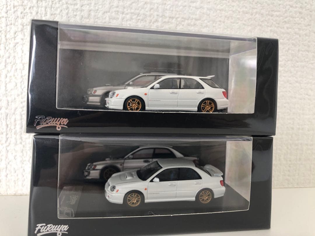 1/64 Furuya スバル インプレッサWRX STI 2台 新品 furuya 1/64 スバル インプレッサ Subaru Impreza WRX Sti