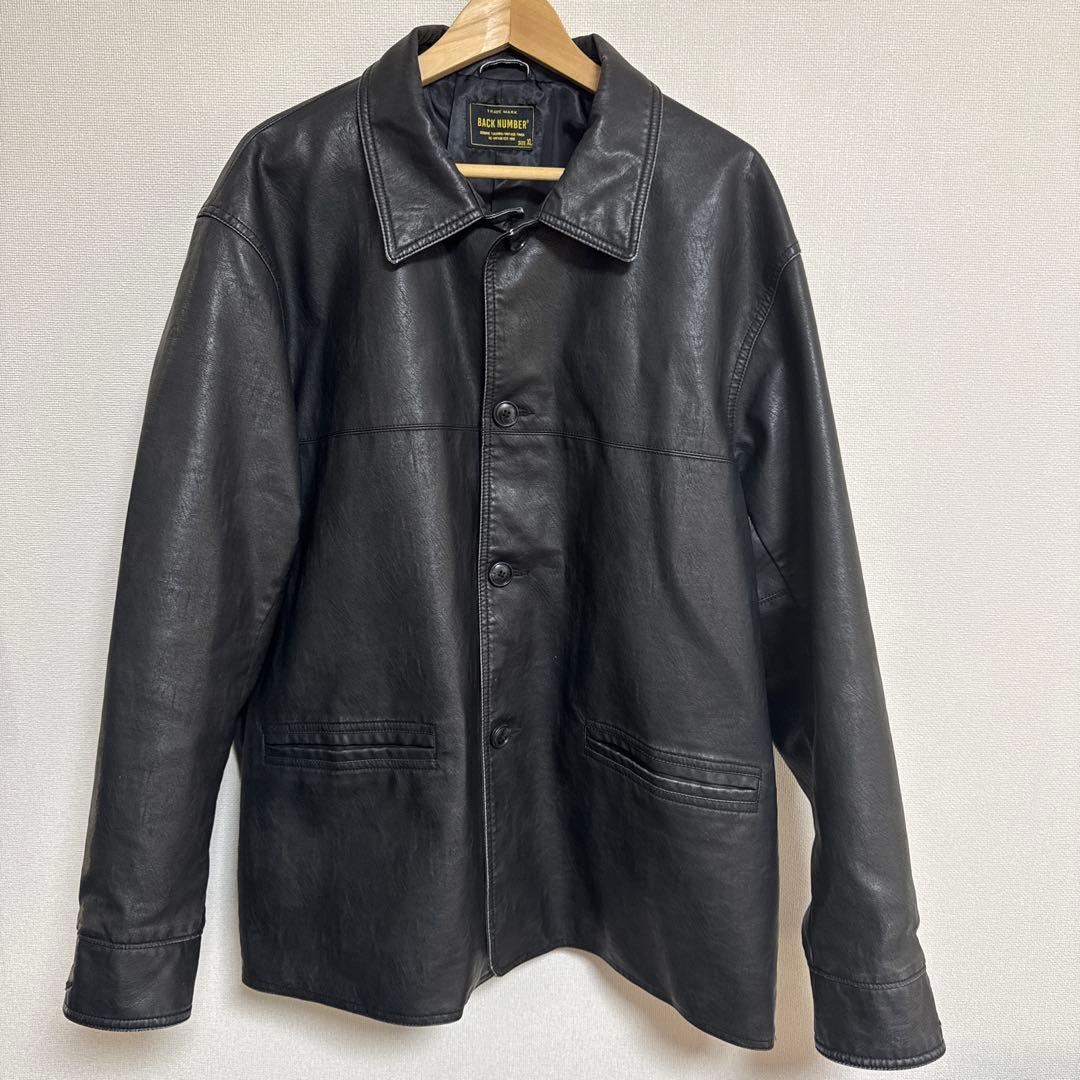 バックナンバーレザージャケット サイズXL ライトオン - メルカリ
