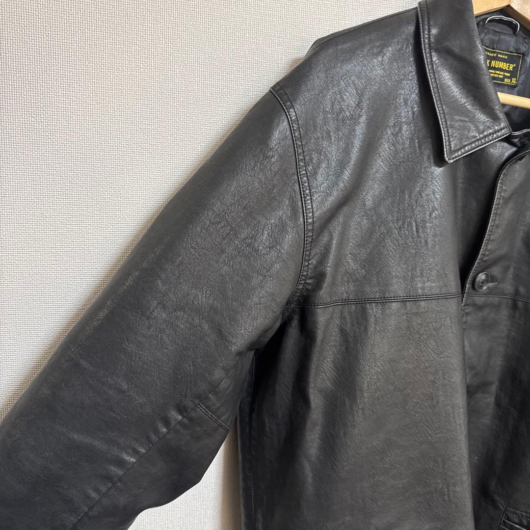 バックナンバーレザージャケット サイズXL ライトオン - メルカリ