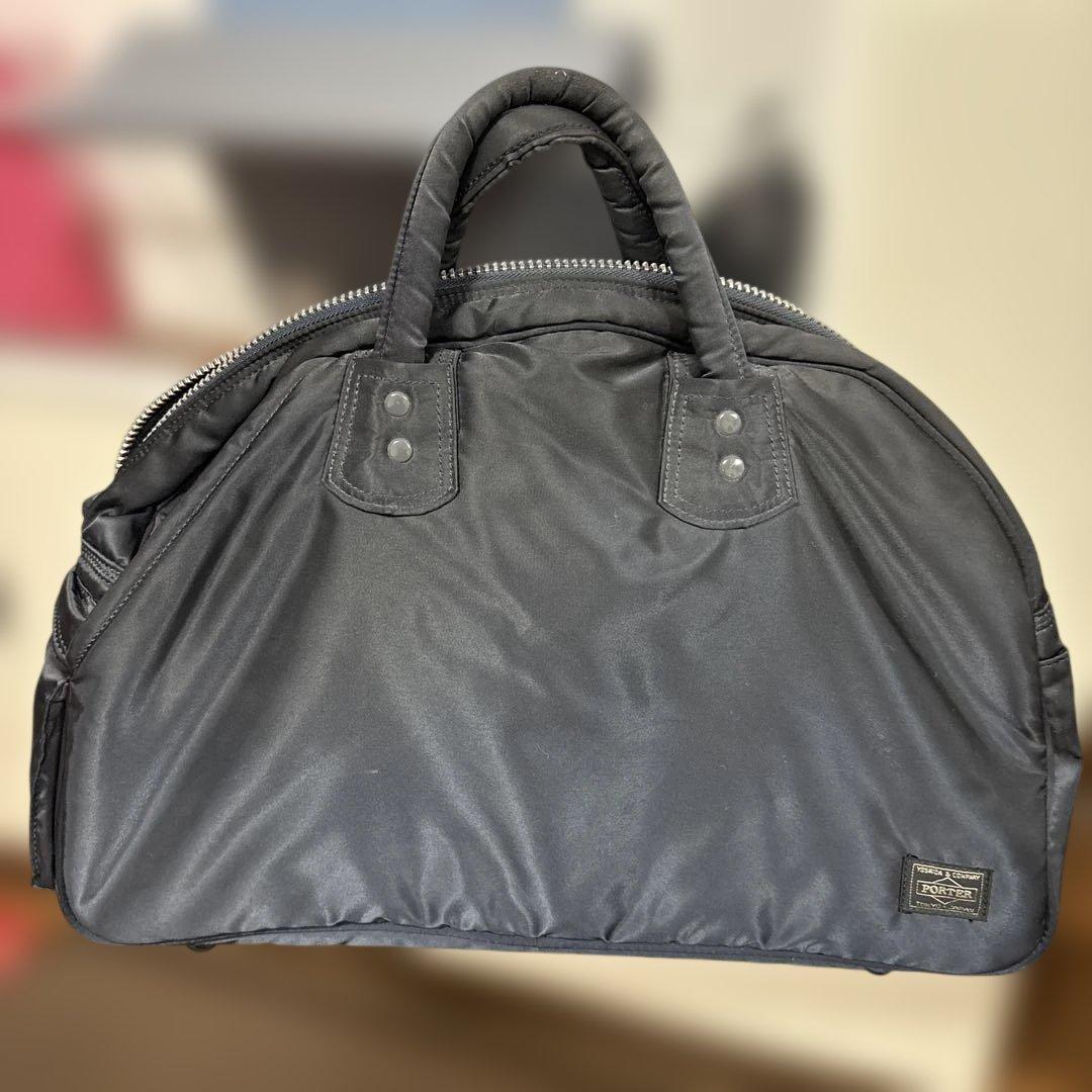 美品】ヘッドポーター タンカー ボストンバッグ ネイビー 廃盤品