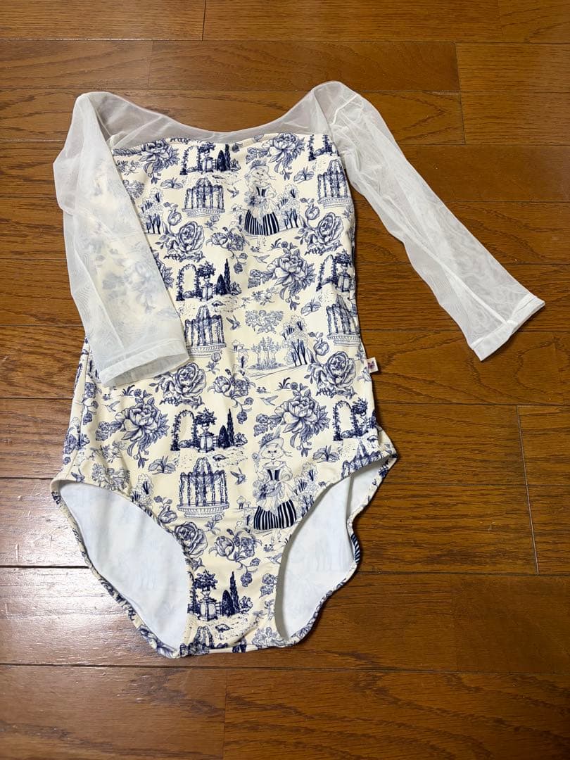 unoa ウノア　バレエレオタード Marble stone】Sleeve design - Balletwear brand unoa