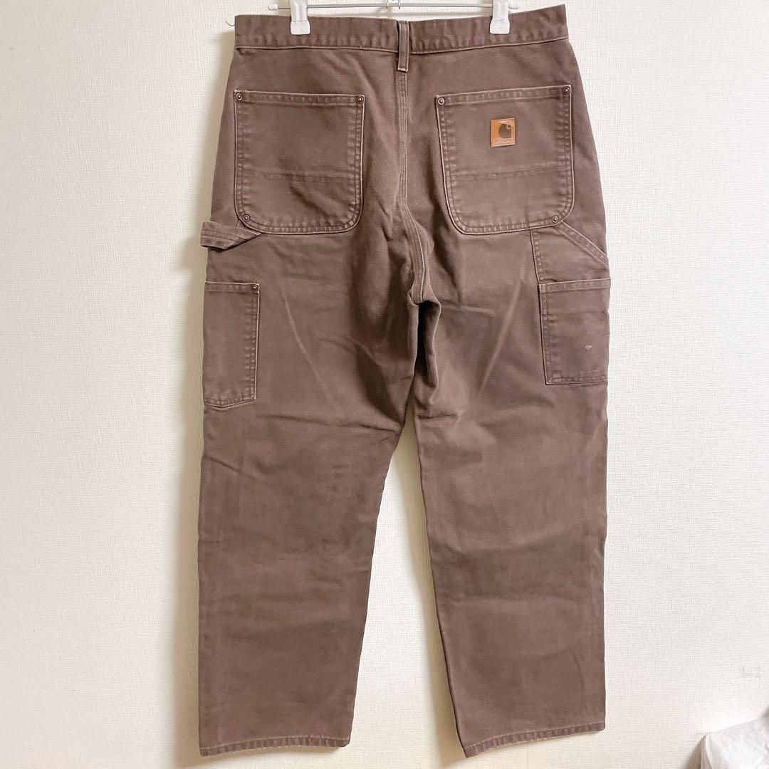 カーハート ダブルニー ペインターパンツ ダークブラウン ダック