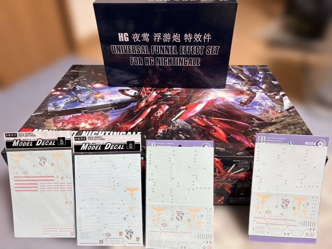 HGUC ナイチンゲール　エフェクト　デカールセット HGUC ナイチンゲール エフェクト デカールセット - メルカリ