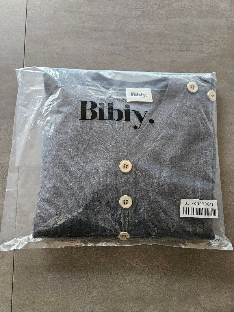 Bibiy DINER CARDIGAN ロングスリーブニットカーデ グレー - メルカリ