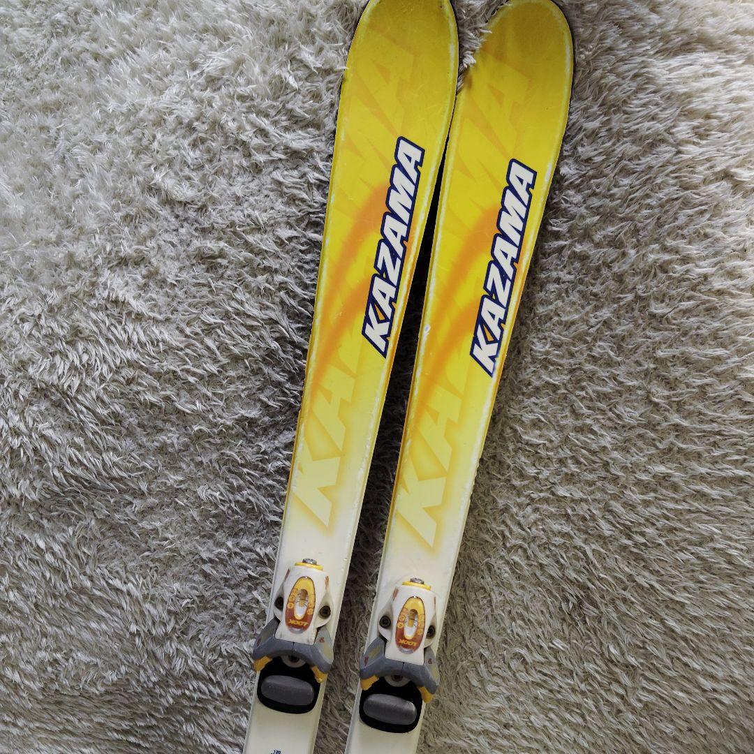 KAZAMA】カザマ ジュニア スキー板 SPAX 120 ビンディング - メルカリ