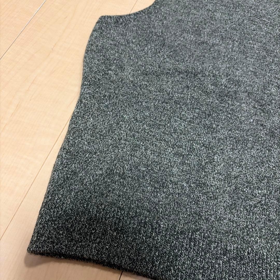 タグなし新品 マドモアゼルノンノンパパス ニットベスト 毛 シルク