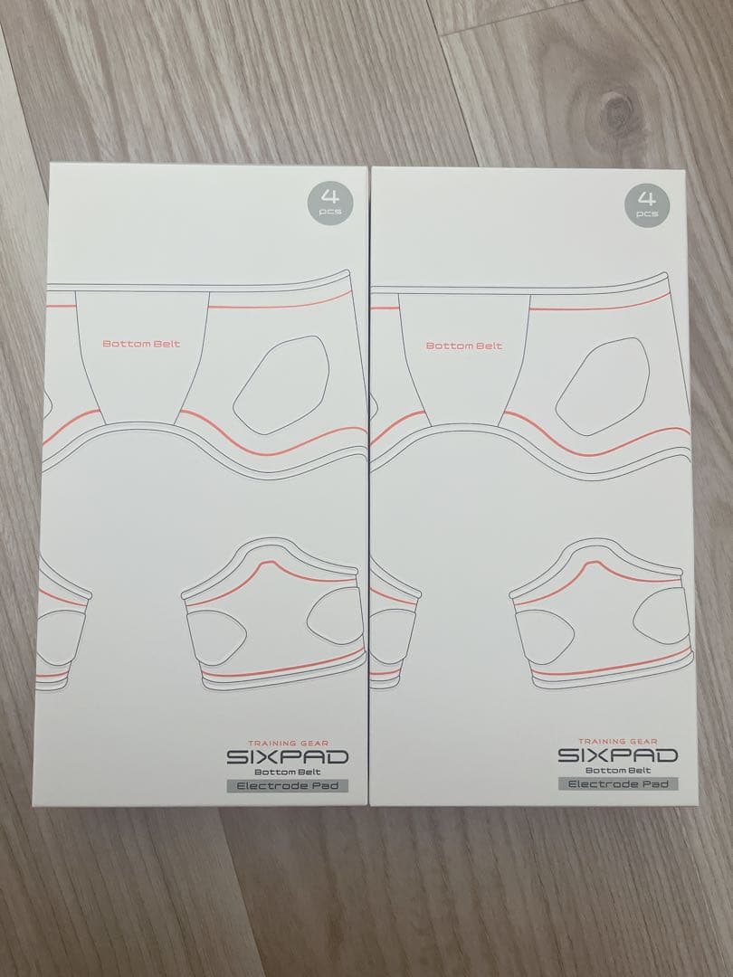 シックスパッド専用 ボトムベルト 高電導エレクトロードパッド 4枚入