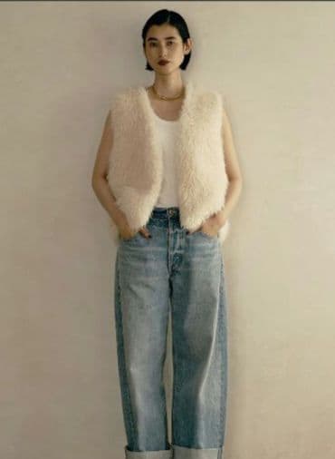 ガリャルダガランテ フェイクカシミヤベスト ガリャルダガランテの