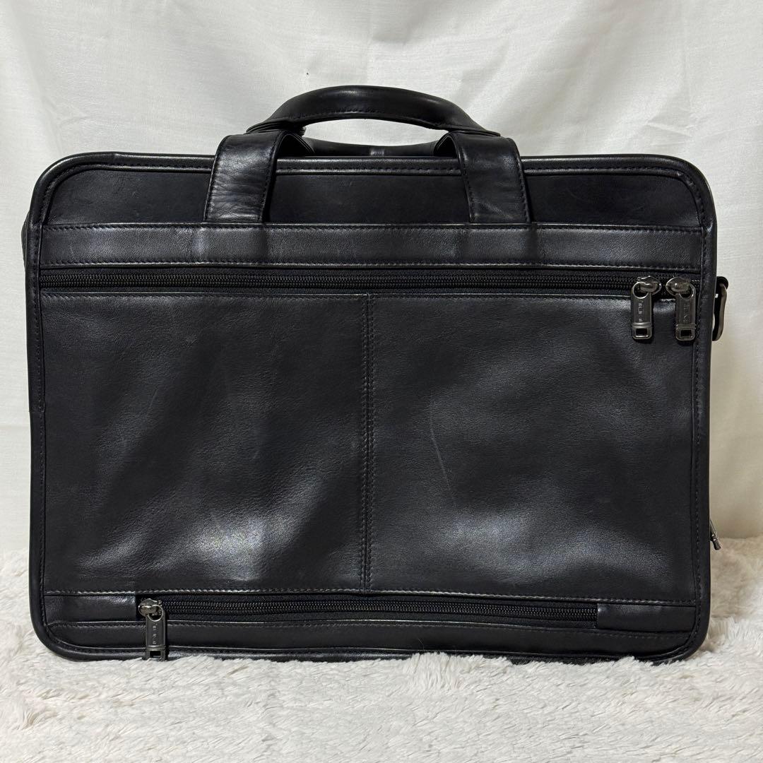 極美品✨トゥミ アルファ ブリーフケース 2way レザー 黒 96141D4