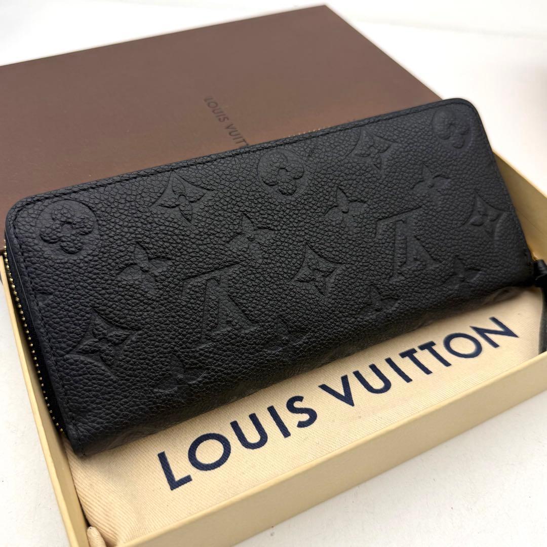 極上美品】ルイヴィトン アンプラント クレマンス ポルトフォイユ 黒