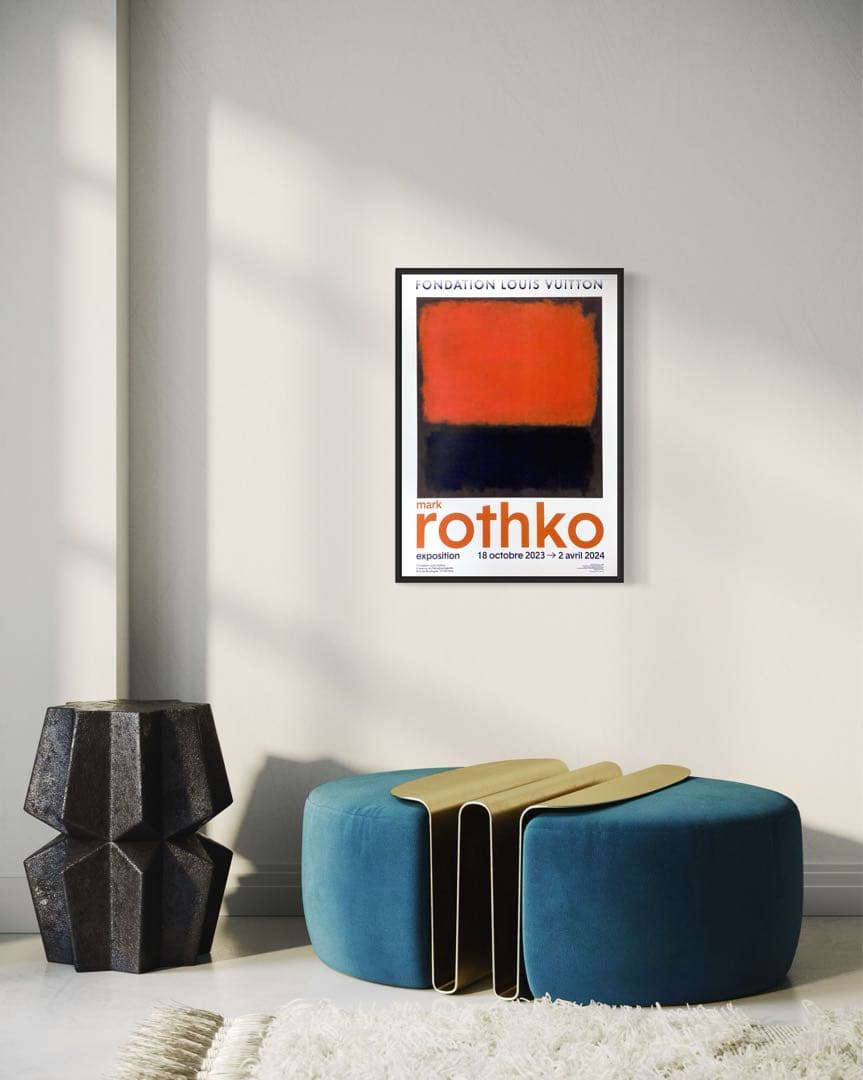 1枚のみ】マーク・ロスコ 海外ポスター② ルイヴィトン財団 2023-2024