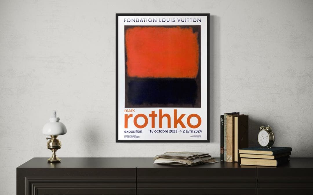 1枚のみ】マーク・ロスコ 海外ポスター② ルイヴィトン財団 2023-2024