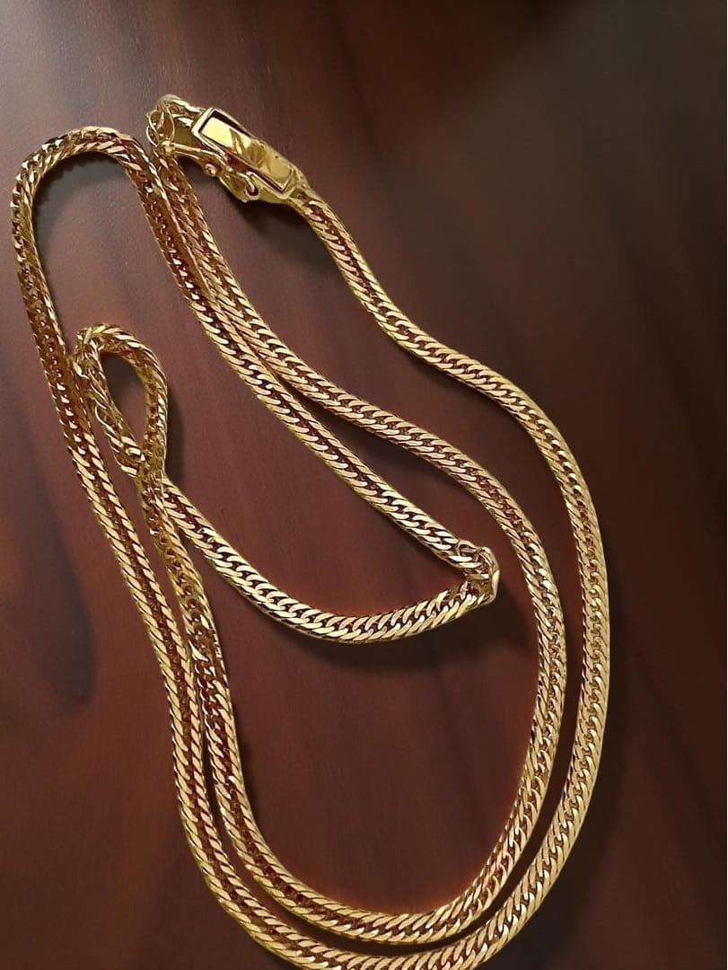 K18 YG 12カットネックレス 45cm 6.8g