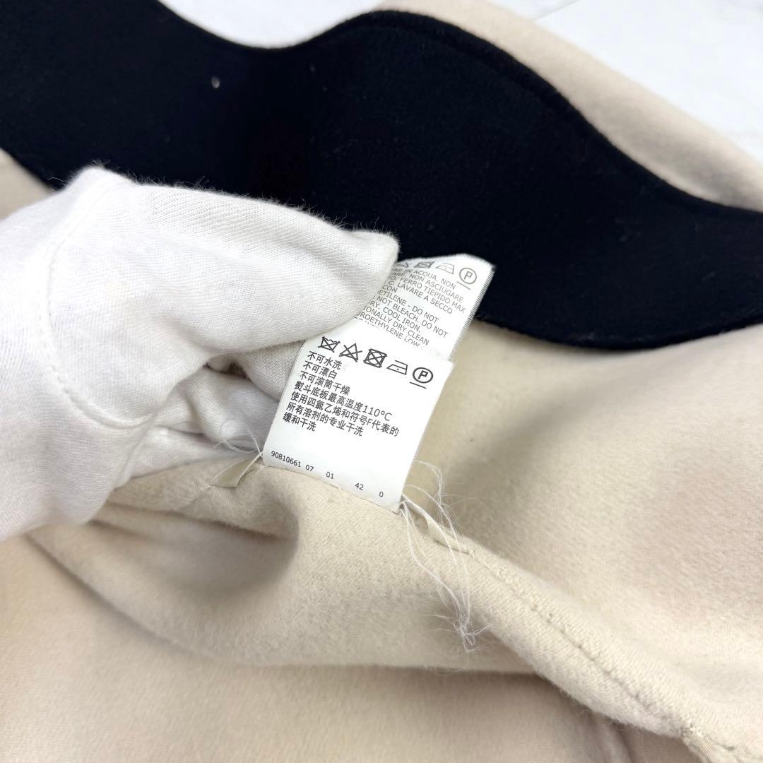 美品 S マックスマーラ クチートアマーノ パイピング ノーカラー