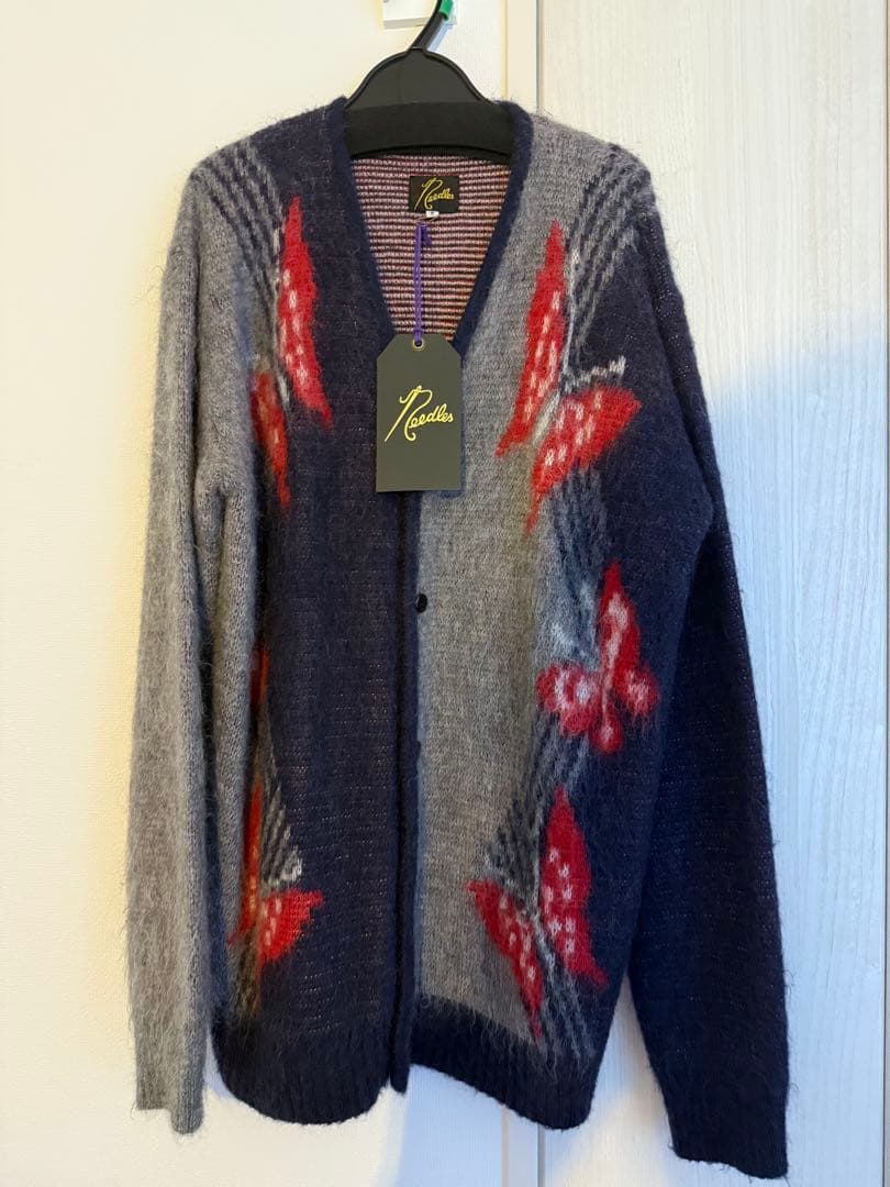 Needles モヘアカーディガン 美品 2022AW - メルカリ