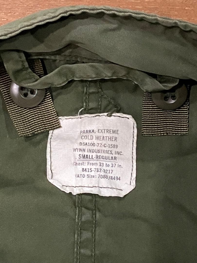 U.S.ARMY M65 フィッシュテールパーカ small regular